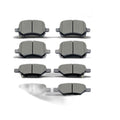 Front Rear Ceramic Brake Pads for 2009-2012 Chevrolet Malibu