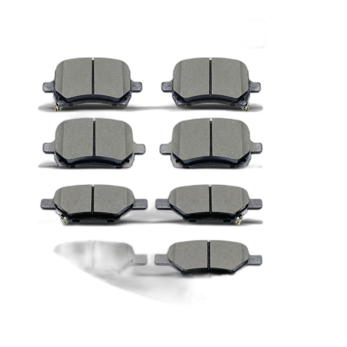 Front Rear Ceramic Brake Pads for 2009-2012 Chevrolet Malibu