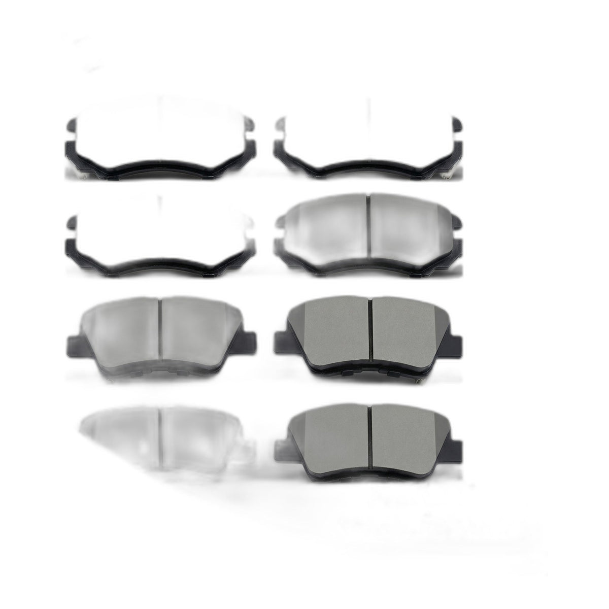 Front Rear Ceramic Brake Pads Set for Hyundai AZERA 2010-2011 KIA SOUL 10-13