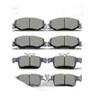 Front and Rear Ceramic Brake Pads Set for Honda Civic 2022 2023 2024