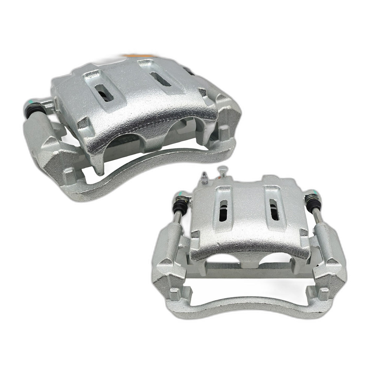Front Brake Caliper Pair w/ Brackets For 2005-12 Ford F-250 F-350 Super Duty