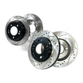 Front Rear Drilled Brake Rotors and Pads for Ford Escape Mazda Tribute 2005 2006