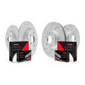 11.81" Front 11.89" Rear Brake Rotors Pads for 2013-2016 Ford Fusion Lincoln MKZ