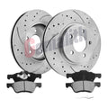 Front Disc Rotors and Brake Pads for Ford Escape Mazda Tribute Mercury Mariner