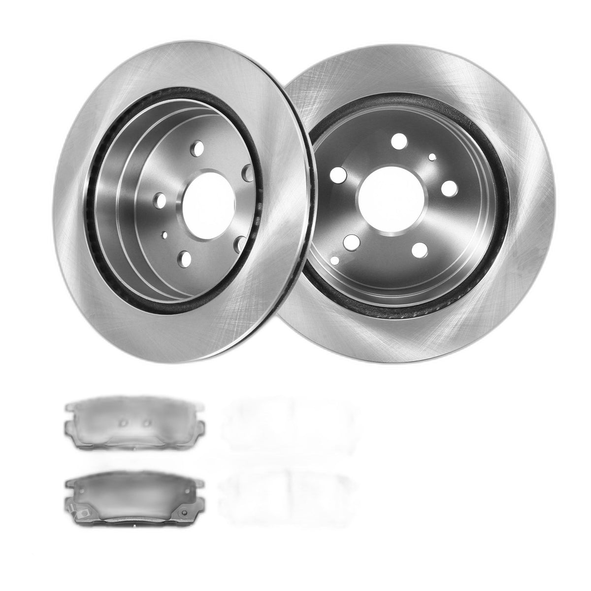 For Chevy Equinox GMC Terrain Rear Brake Kit Rotors Premium Ceramic Brake Pads