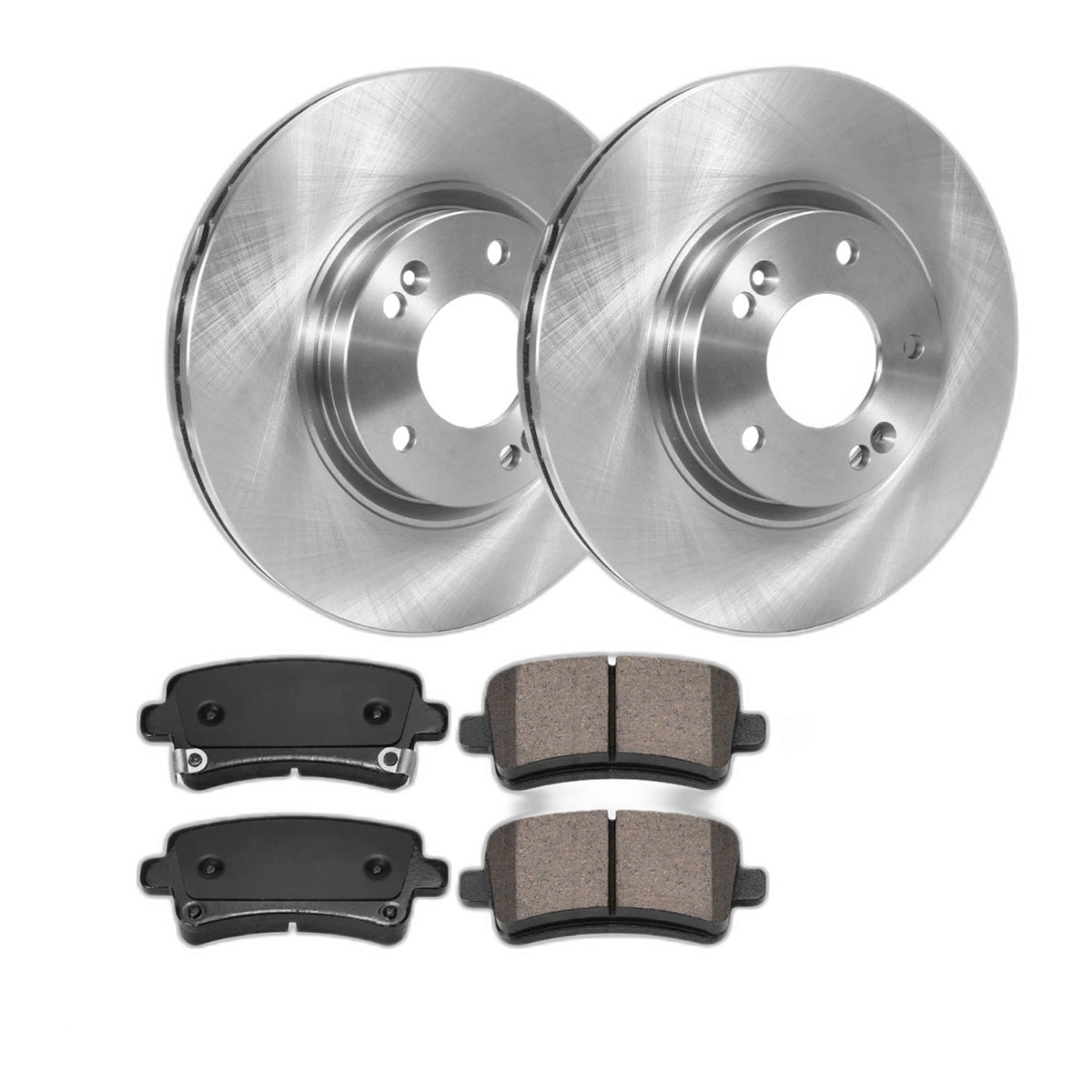 Front Brake Kit Rotors Ceramic Pads For Hyundai Santa Fe Kia Sorento 2010-2013