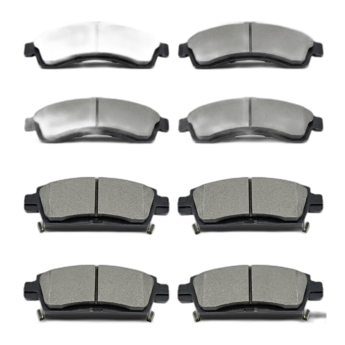 8 Pcs Front Rear Ceramic Brake Pads Set for Buick Rainier,for Chevrolet