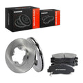 10.22 inch (259.6mm) Front Vented Brake Rotors & Ceramic Pads Kit