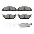 8 Pieces Front Rear Ceramic Brake Pads Set - Fits 2012-2020 Ford F-150