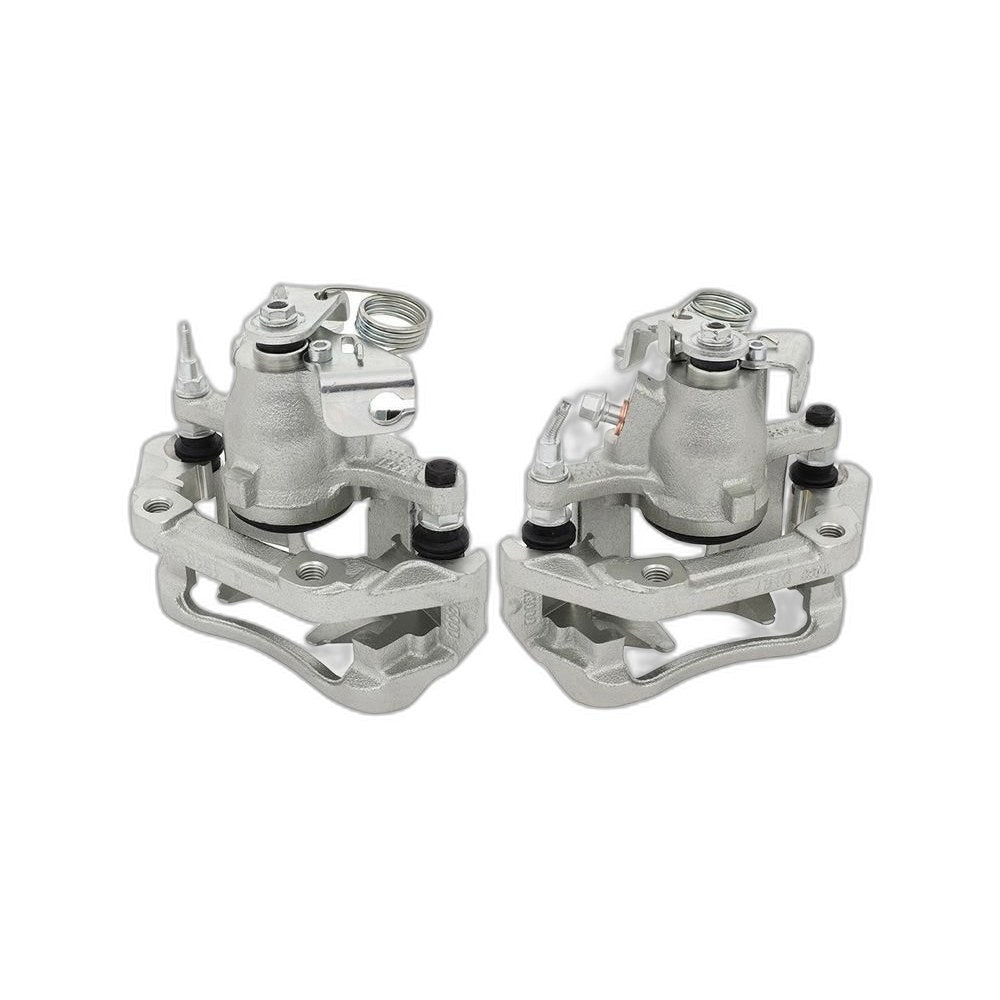 Rear Pair Brake Calipers Left Rigtht For Ford Edge 2011-2014 w/Bracket