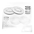 Front and Rear Brake Rotors Pads Kit for Ford Explorer Flex Taurus Lincoln MKT