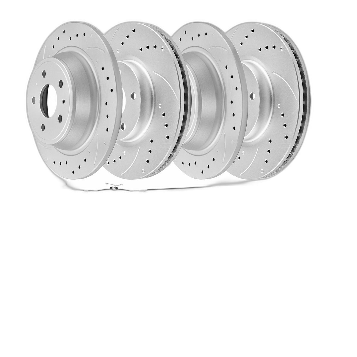 Front & Rear Disc Rotors Brake Pads Kits for 2013 - 2016 Ford Fusion Lincoln MKZ