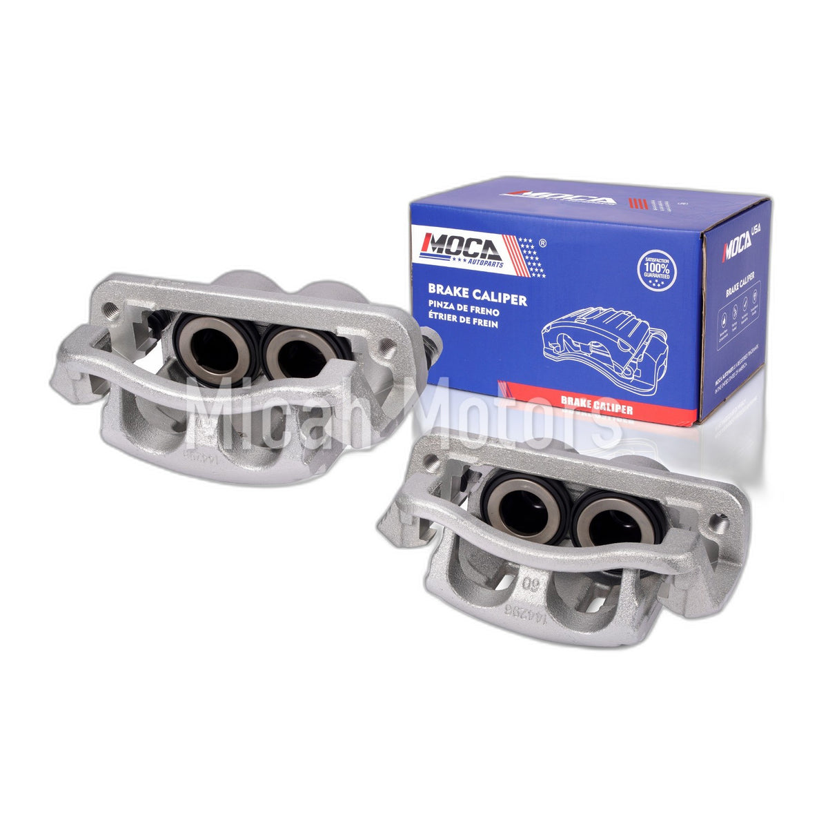 Pair Front Brake Calipers w/Bracket Fit 2005-2012 Ford F-250 F-350 Super Duty