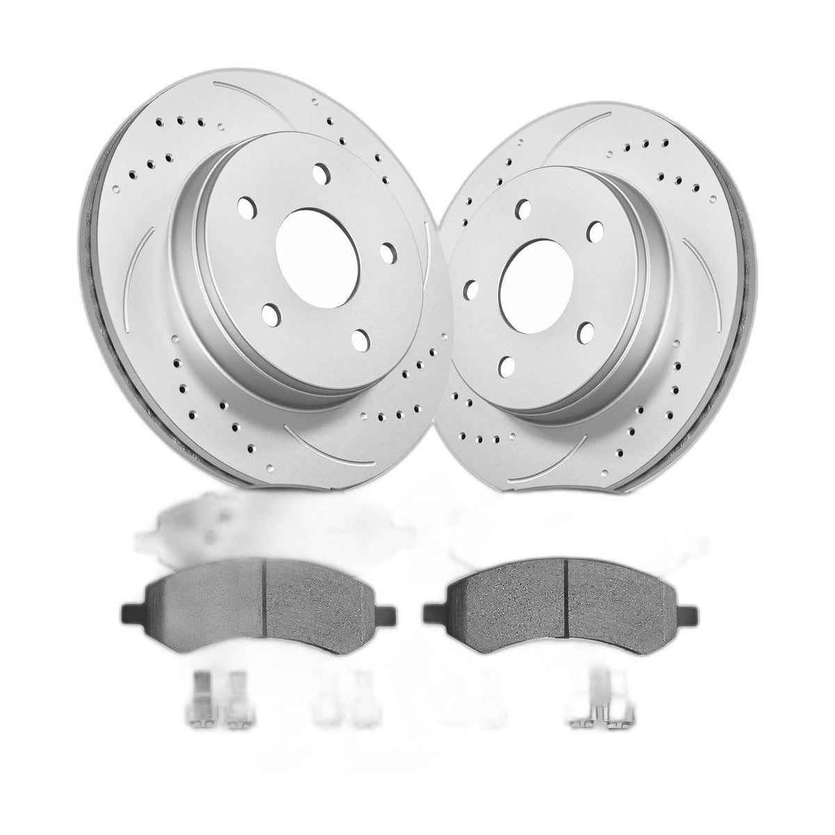 Rear Brake Rotors Pads Kit for 2008 - 2012 Grand Caravan 2009 - 2011 Journey