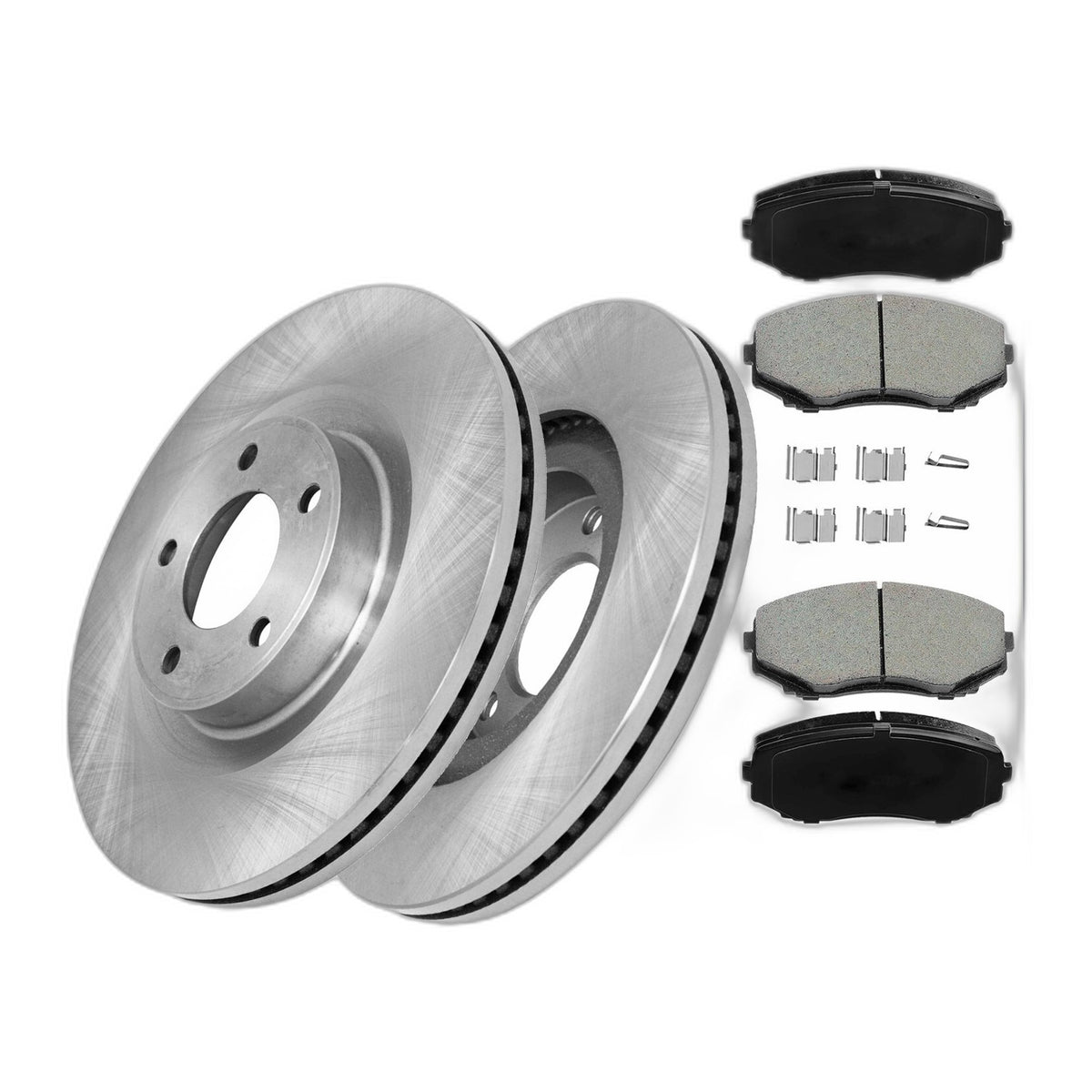 Front Brake Rotors Pads Kit for 2007 - 2014 Ford Edge 2007 - 2015 Lincoln MKX
