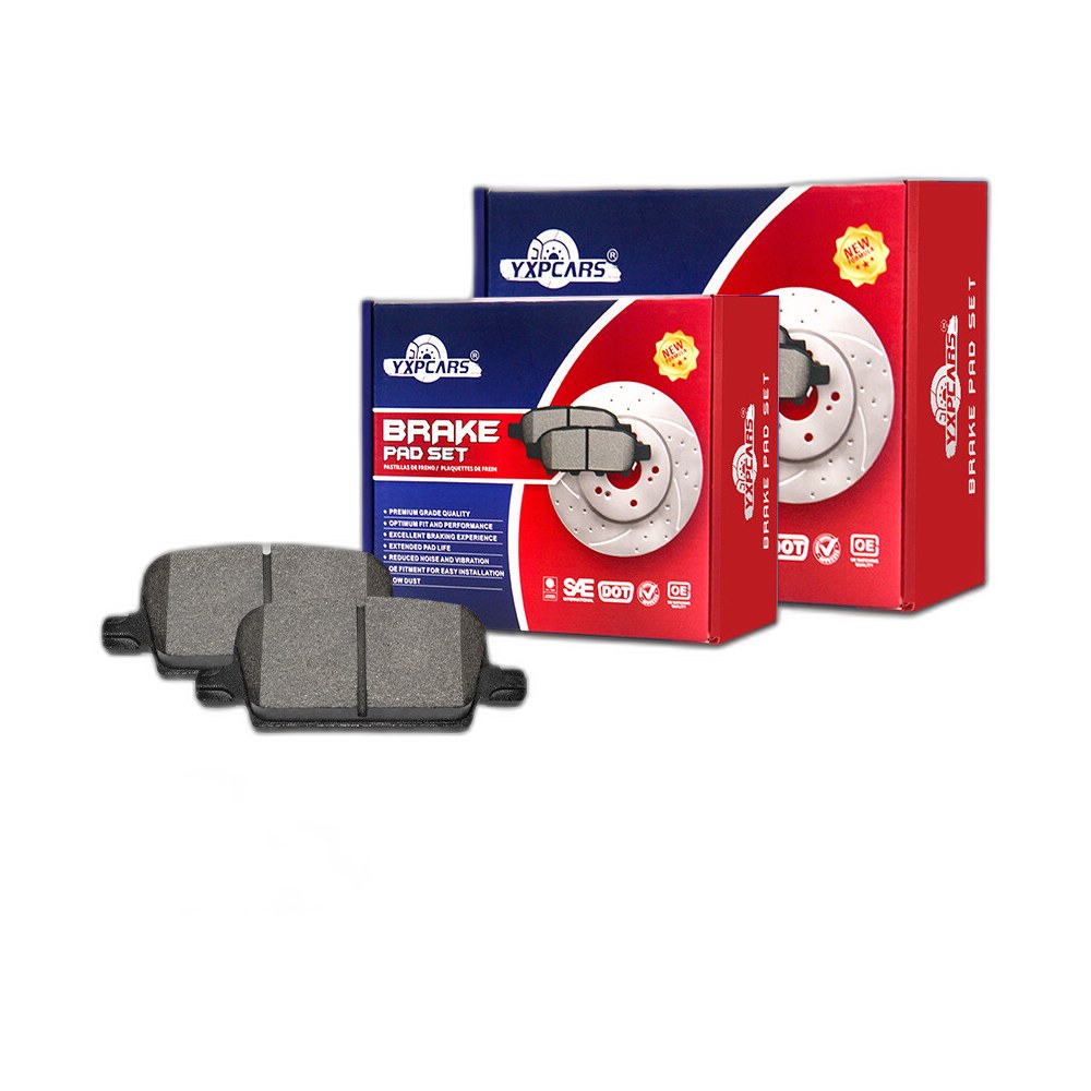 For 2016 2017 2018 2019 - 2020 Chevy Malibu Front & Rear Ceramic Brake Pads Set
