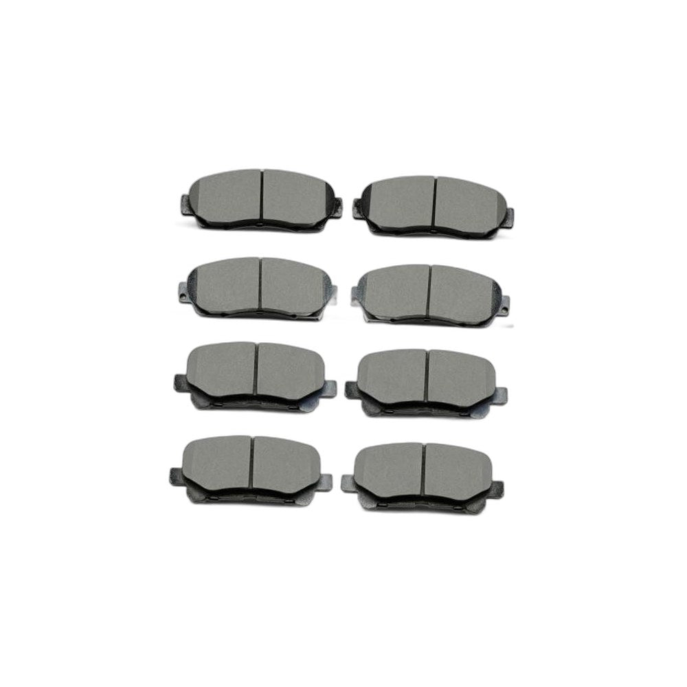 D1521 D1281 Front Rear Ceramic Brake Pads Set for 2011 2012 2013 2014 2015