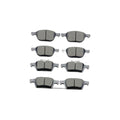 8 Pcs Front Rear Ceramic Brake Pads Set for 2013-2018 ford C-MAX,for 2018