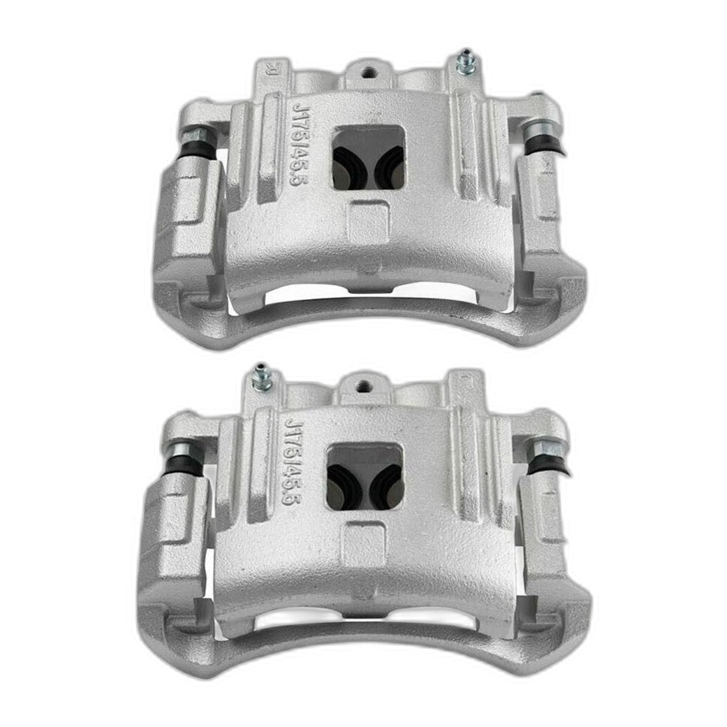 Front Disc Brake Caliper with Bracket LH & RH Pair For 2004-2008 Chevy GMC