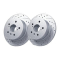 Rear Brake Rotors Ceramic Pads for 2013 2014 2015 2016 2017 Toyota Avalon Camry