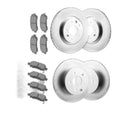 Front Rear Disc Rotors Ceramic Brakes Pads Kit for 2014-2020 Nissan Rogue Sport