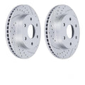 Front 12 Brake Kit Drilled Slotted Rotors Ceramic Pads for Trucks SUVs