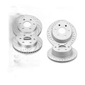 Front Rear Brake Rotors Pads for Chevrolet Silverado 1500 1999-06 Slotted