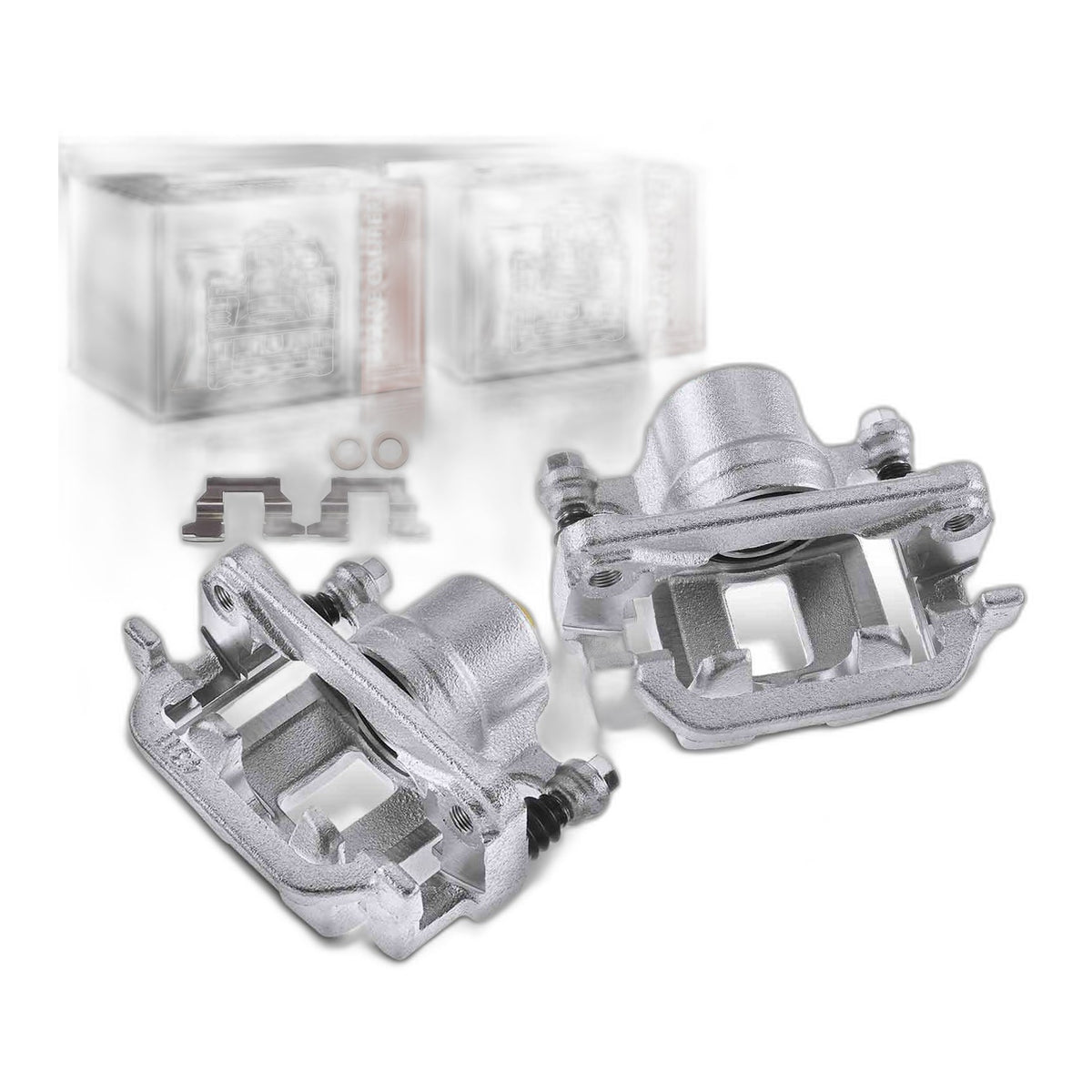Pair Rear Side Disc Brake Caliper with Bracket for Infiniti FX35 FX45 2003-2008