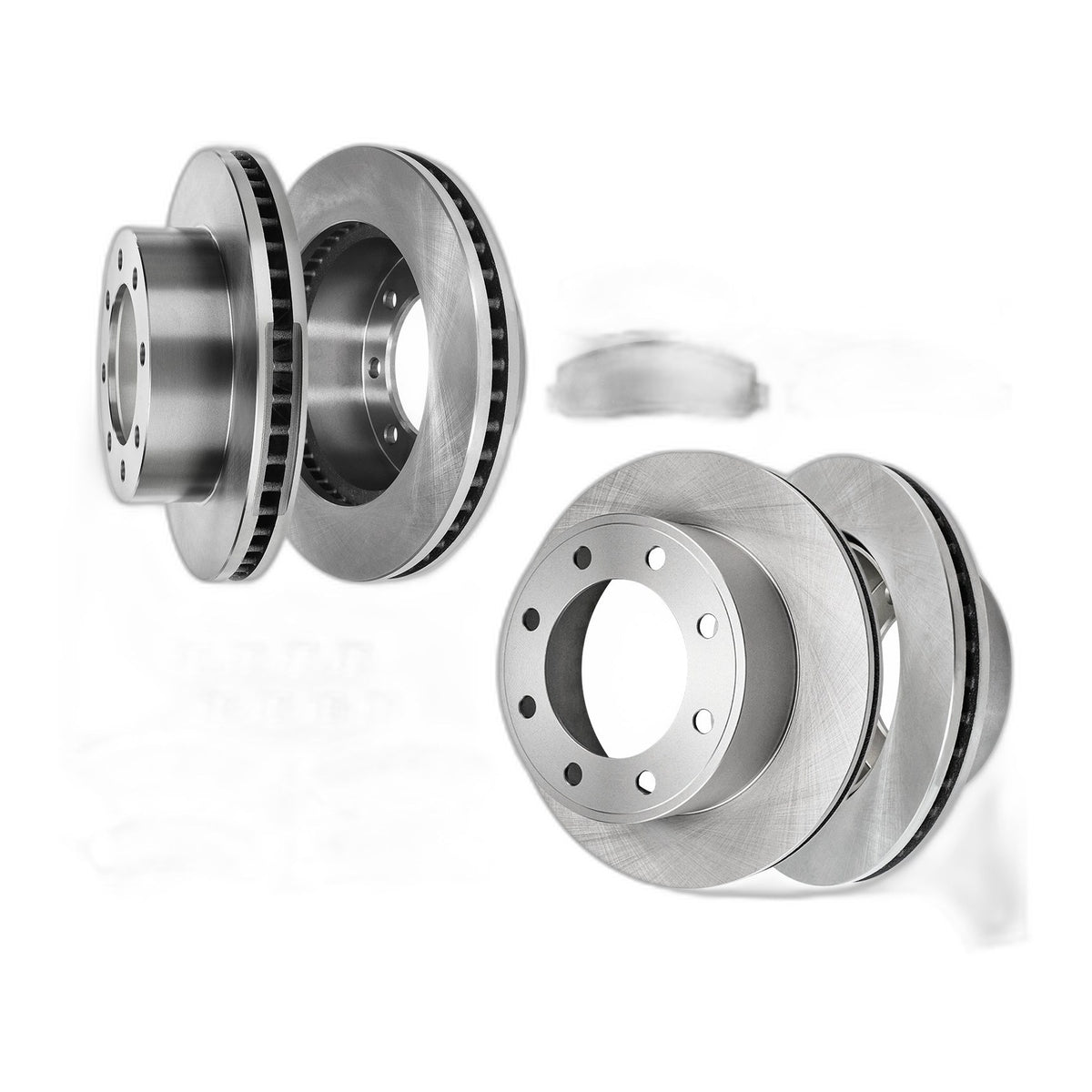 4WD Front Rear Brake Rotors Pads Kit for 2008 2009 - 2012 Ford F-250 Super Duty
