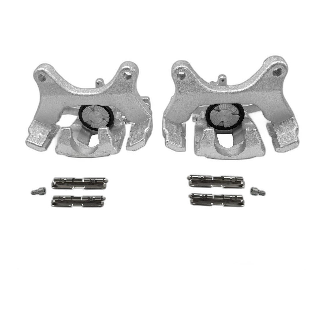 Pair Rear Left & Right Side Brake Caliper with Bracket For Ford 2015-2018 F-150