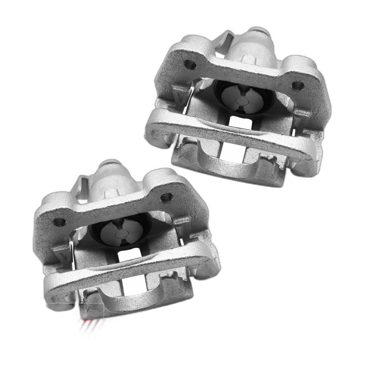 Rear Brake Calipers with Bracket Pair for Ford Explorer Flex Taurus Lincoln MKS
