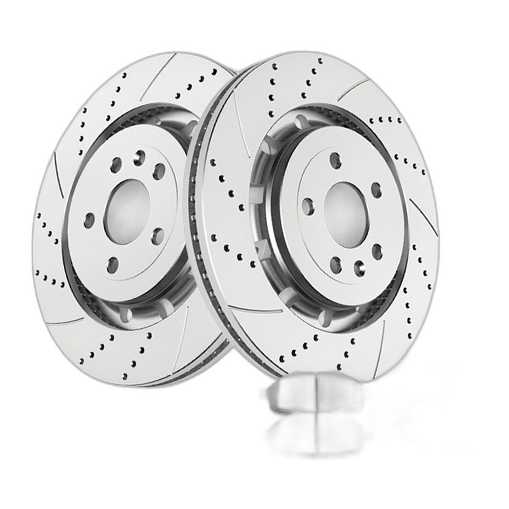 Front Brake Rotors Pads Brakes Kit Fit Ford Flex Taurus Explorer Lincoln MKT MKS