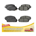 Front & Rear Ceramic Brake Pads Set For Jeep Cherokee 2016 2017 2018 2019-2023