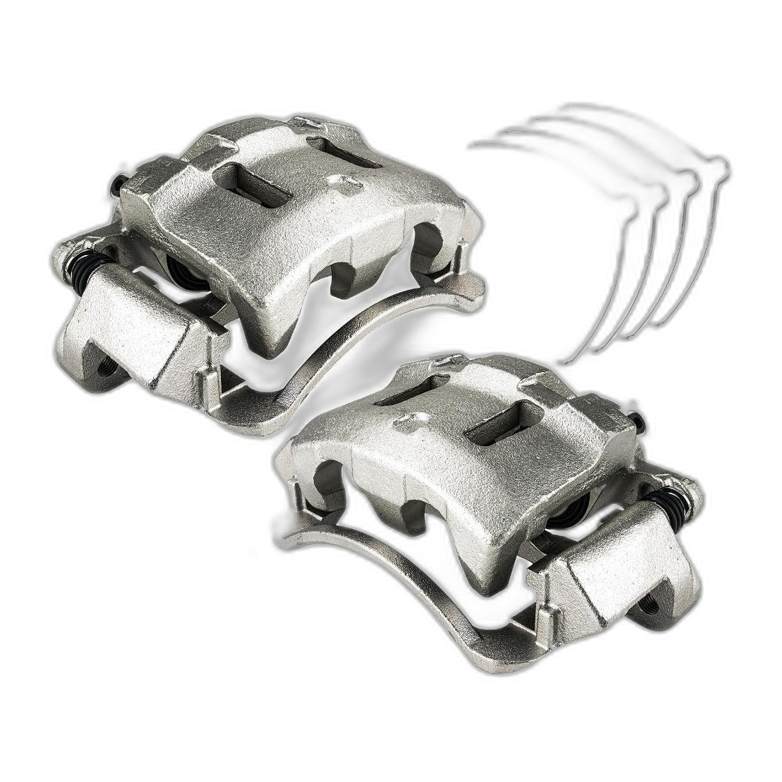 Pair Front Left & Right Brake Caliper w/ Bracket for 99-04 Ford F250 Super Duty