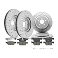 Front Rear Brake Rotors And Ceramic Pads for 2017-2019 Ford Escape Lincoln MKC