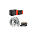 A-Premium 12.60 inch (320mm) Front Brake Rotors & Ceramic Pads Kit, 6-Pack