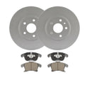 Front Disc Rotors Ceramic Brake Pads Kit for 2013 - 2016 Ford Fusion Lincoln MKZ