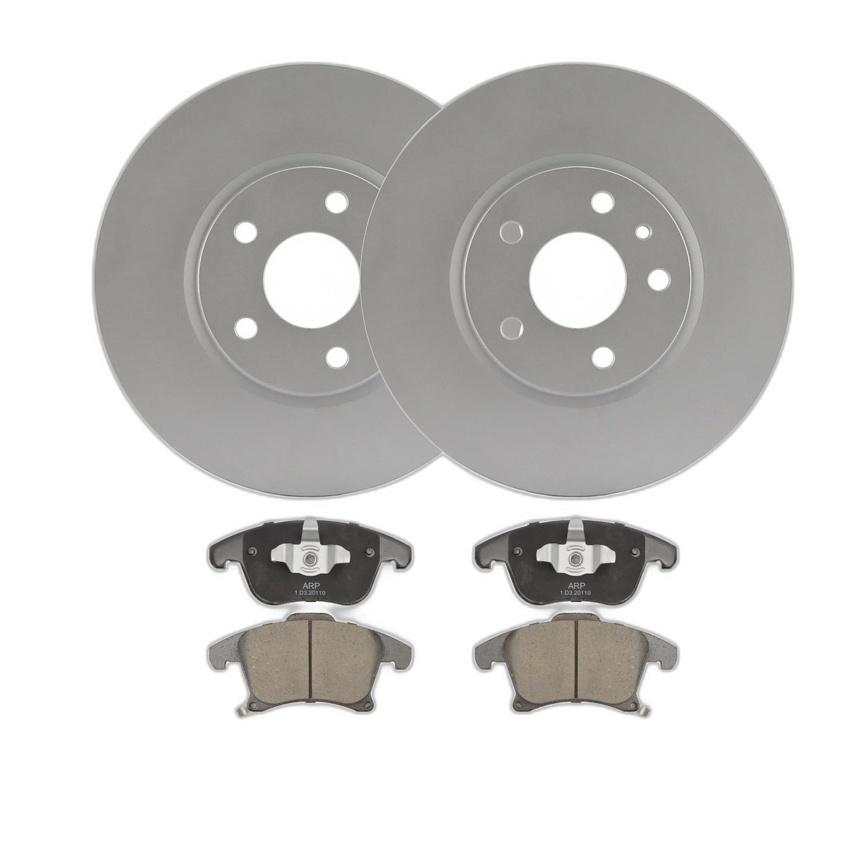 Front Disc Rotors Ceramic Brake Pads Kit for 2013 - 2016 Ford Fusion Lincoln MKZ