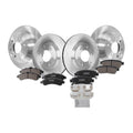 Front & Rear Brake Disc Rotors and Pads Kit for Isuzu Ascender Bravada GMC Envoy