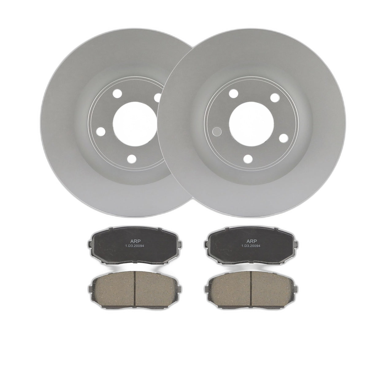 12.6" Front Disc Rotors Ceramic Brake Pads for 2007 - 2014 Ford Edge Lincoln MKX