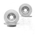 Front Rear Drilled Brake Rotors Ceramic Pads Kit For Ford Escape C-Max