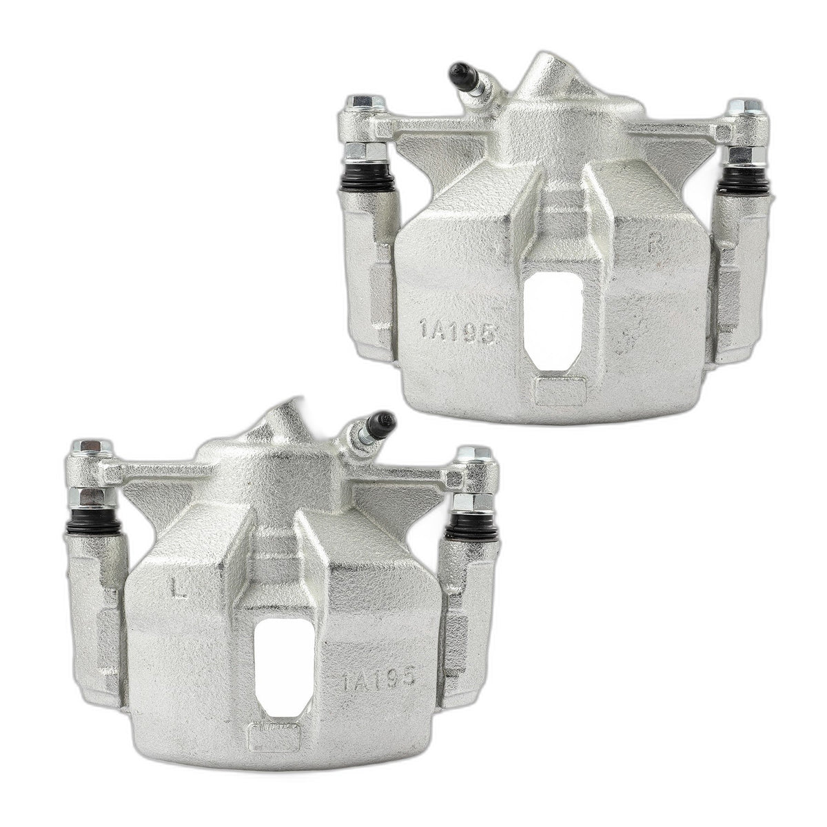 Pair Front Brake Calipers With Bracket For 1993-1997 Toyota Corolla