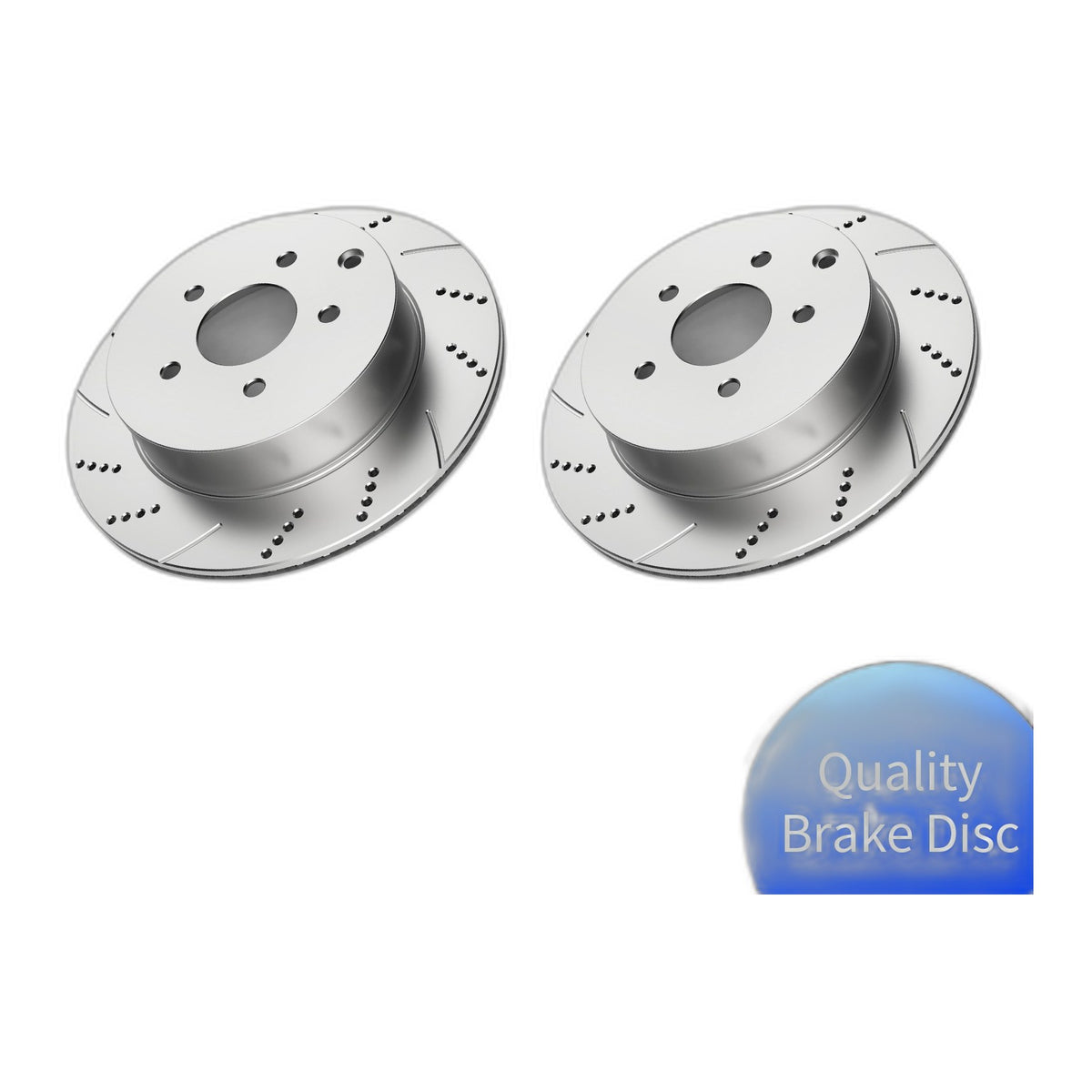 REAR Brake Rotors Ceramic Brake Pads Kit for Infiniti FX35 Q50 Q60 Q70 Q70L QX60