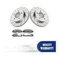Front Drilled Rotors and Brake Pads kit for FORD F-150 1997-98 1999 - 2003