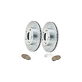 G3000 Front Brake Rotors and Ceramic Pads Kit for Honda 2006-2010 Honda Civic