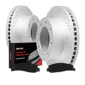 4WD Front Brake Rotors and Brakes Pads Kit for Ford F-250 F-350 F-450 Super Duty