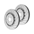 Front Disc Brake Rotors Ceramic Pads Kit For Ford Explorer w/ Heavy Duty Brakes