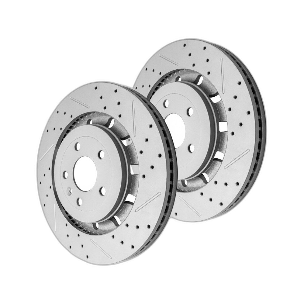 Front Disc Brake Rotors Ceramic Pads Kit For Ford Explorer w/ Heavy Duty Brakes