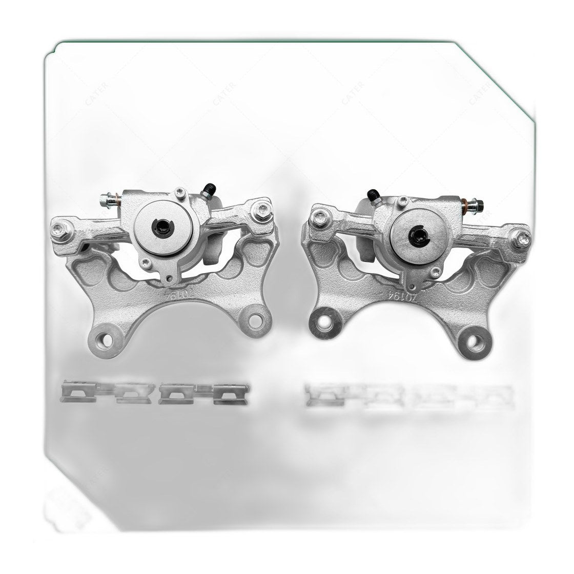Rear Brake Calipers w/ Bracket Pair 2 for 2015-2017 Ford F-150 2.7L 3.5L 5.0L V6