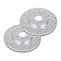 Front Brake Rotors Pads Kit for Honda Accord Civic CR-V Acura ILX Slotted Brakes